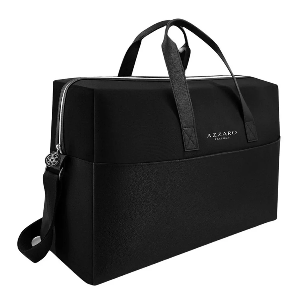 Azzaro black travel duffel bag Black Men's Travel Bag Azzaro Parfums NEW